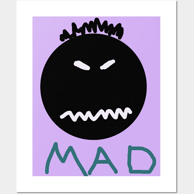 Mad Baby Face Wall Art by Eigo Wild